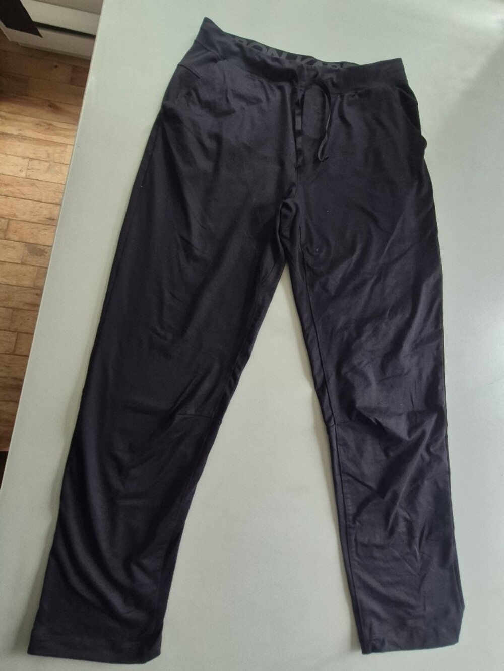 Men's Karbon Black Drawstring Pants